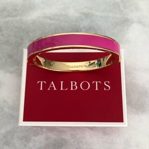 Pink and Gold Bangle Bracelet by Talbots
